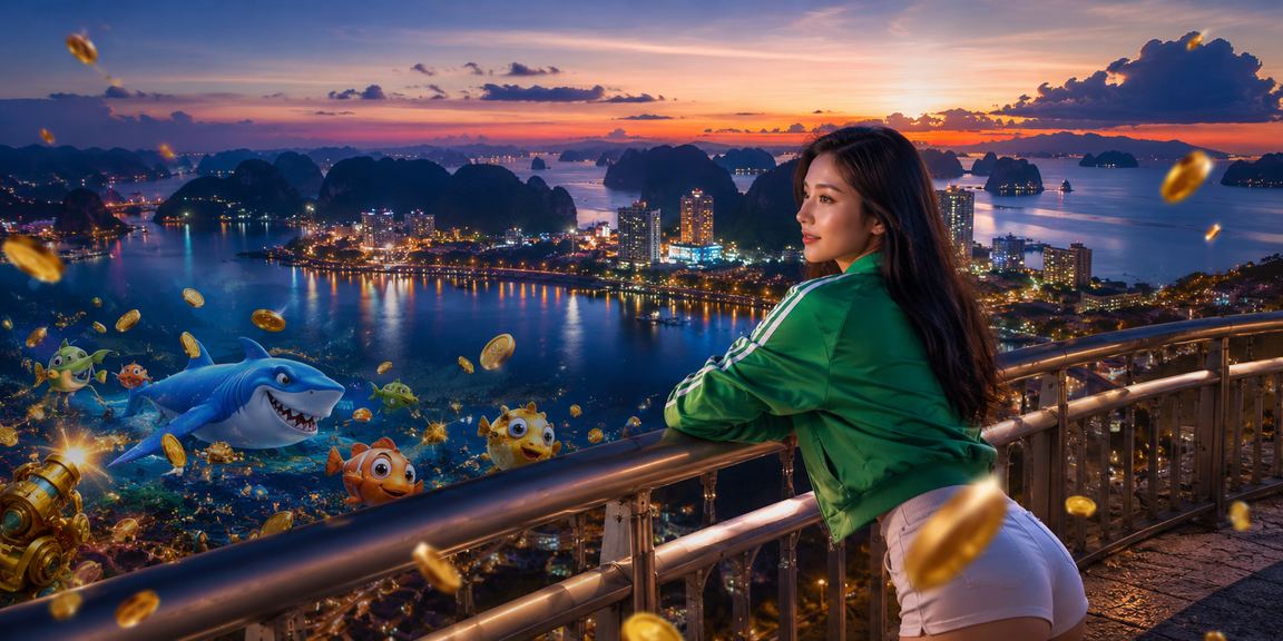 Người chơi tại Hạ Long Bay thưởng thức game bắn cá trên ứng dụng di động